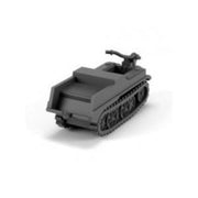 Armory M14202 1/144 Sd Kfz 2 Kettenkrad Tracked Motorcycle / Light Artillery Prime Mover Resin Model Kit
