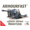 Armourfast 89001 WW2 German 105mm Field Artillery (x2)