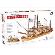 Artesania 20515 1/80 New King of the Mississippi Paddle Steamer Wooden Model Ship Kit