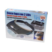Artesania 27054-1 Hands Free Magnifier Glasses With 2 LED Lights Modelling Tool