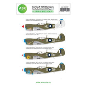 Art Scale D48007 1/48 Curtiss P-40N Warhawk Pacific Battlefield RAAF Part II Decal Set