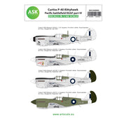Art Scale D48009 1/48 Curtiss P-40E Warhawk Pacific Battlefield RAAF Part IV Decal Set