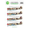 Art Scale D72004 1/72 Curtiss P-40 Kittyhawk Desert Harassers 1942-1944 Part I Decal Set
