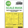 Art Scale Kit M32001 1/32 Westland Whirlwind Mk I Double-sided Mask Set for SH kit
