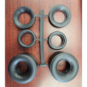 Atlantis Models 1012 Tire Set For 1/16 Green Elephant Vega Funny Car