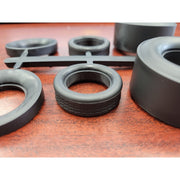 Atlantis Models 1012 Tire Set For 1/16 Green Elephant Vega Funny Car