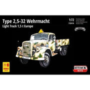 Attack 72919 1/72 Type 2.5-32 Wehrmacht Light Truck 1.5t Europe Profi