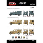 Attack Kits 72938 1/72 Phanomen Granit 25H Radiowagen