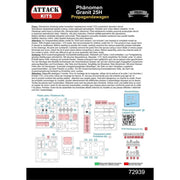Attack Kits 72939 1/72 Phanomen Granit 25H Propagandawagen Pe Exterior Set Resin Details Including Full Interior
