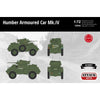 Attack Kits 72943 1/72 Humber Armoured Car Mk.IV British Army Europe