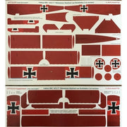 Aviattic 24022 1/24 Fokker Dr.I 425/17 Richthofen 2nd Version Decal Set