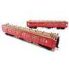 Austrains NEO PL007 HO 4 BCPL / 74 BPL VR Red PL Series Passenger Carriage Twin Pack