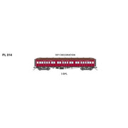 Austrains NEO PL014 HO 3 BPL VR Red PL Series Passenger Carriage Single Pack