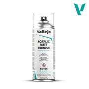 Vallejo 28531 Hobby Paint Acrylic Spray Matt Varnish 400ml Aerosol