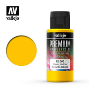 Vallejo Premium Colour 60ml 003 Basic Yellow