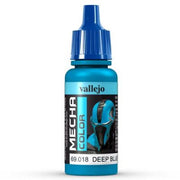 Vallejo 69018 Mecha Color Deep Blue Acrylic Paint 17ml