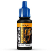 Vallejo 69518 Mecha Color Black Wash Acrylic Paint 17ml