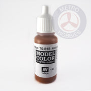 Vallejo 70818 Model Color Red Leather 17ml Paint