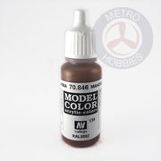 Vallejo 70846 Model Color Mahogany Brown 17ml Paint