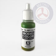 Vallejo 70881 Model Color Yellow Green 17ml Paint