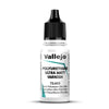Vallejo 72653 Polyurethane Ultra Matt Varnish 18ml Acrylic Paint