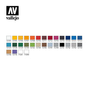 Vallejo 72871 Basic Game Air Colors and Airbrush (28 Color Plastic Case)