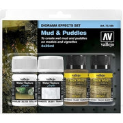Vallejo 73189 Diorama Effects Set Mud and Puddles 4 x 35ml