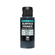 Vallejo 73602 Primer Poly-Urethane 60ml Black Paint