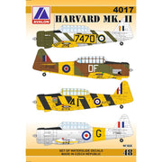Avalon 4017 1/48 North-American Harvard Mk.II Decal Set