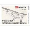 AVI Models 72014 1/72 de Havilland DH-80A Puss Moth In Commonwealth Service RNZAF, RCAF and VH-UPN Butler Air Transport