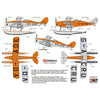 AVI Models 72012 1/72 De Havilland DH-83 Fox Moth Floating and Skiing