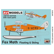 AVI Models 72012 1/72 De Havilland DH-83 Fox Moth Floating and Skiing