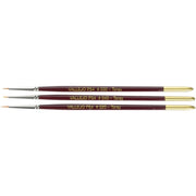 Vallejo P54998 Detail Paint Brush Set Sizes 4/0 3/0 and 2/0
