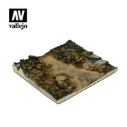 Vallejo Scenics 14x14 Rubble Street Section Diorama Base