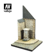 Vallejo SC004 Street Corner with Waterpump Normandy Scenic Base