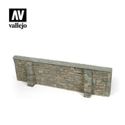 Vallejo SC106 Ardennes Village Wall 24x7cm Diorama Accessory