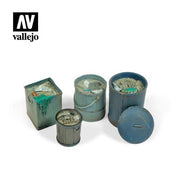 Vallejo SC213 Assorted Garbage Bins #2 Diorama Accessory
