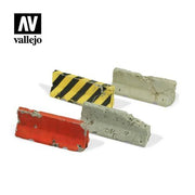 Vallejo SC215 Damaged Concrete Barriers Diorama Accessory