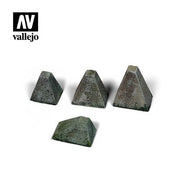 Vallejo SC218 H√∂ckerhindernis Type 38 Anti-Tank Barriers Diorama Accessory