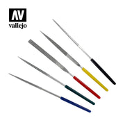 vVallejo Hobby Tools T03004 Set of 5 Mini Diamond Files