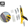 Vallejo Hobby Tools T0612 Plastic Cutter Scriber Tool and 5 Spare Blades