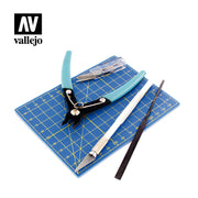 Vallejo Hobby Tools T11001 Plastic Modeling Tool Set (9)
