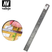 Vallejo Hobby Tools T15004 Steel Rule 150mm