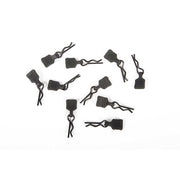 Axial AXI206000 3mm Body Clip with Tabs Black 10pc