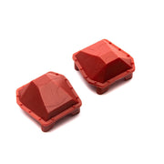 Axial AXI252002 AR90 Diff Cover Axle Housing Red 2pc