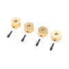 Axial AXI312005 Hex Hubs Brass 7g 4pc