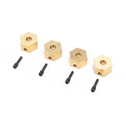 Axial AXI312005 Hex Hubs Brass 7g 4pc