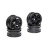 Axial AXI40002 1.0 Rockster Wheels Black 4pc