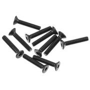 Axial AXIC0147 Hex Socket Flat Head Screw M3x16mm Black 10pc