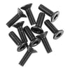 Axial M2.6x8mm Hex Socket Flat Head Screw Black (10) AX31372